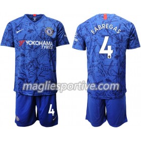 Completo Calcio Chelsea Fabregas 4 Bambino Divisa Prima 2019/2020